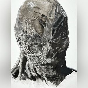 Vecna Stranger Things art print